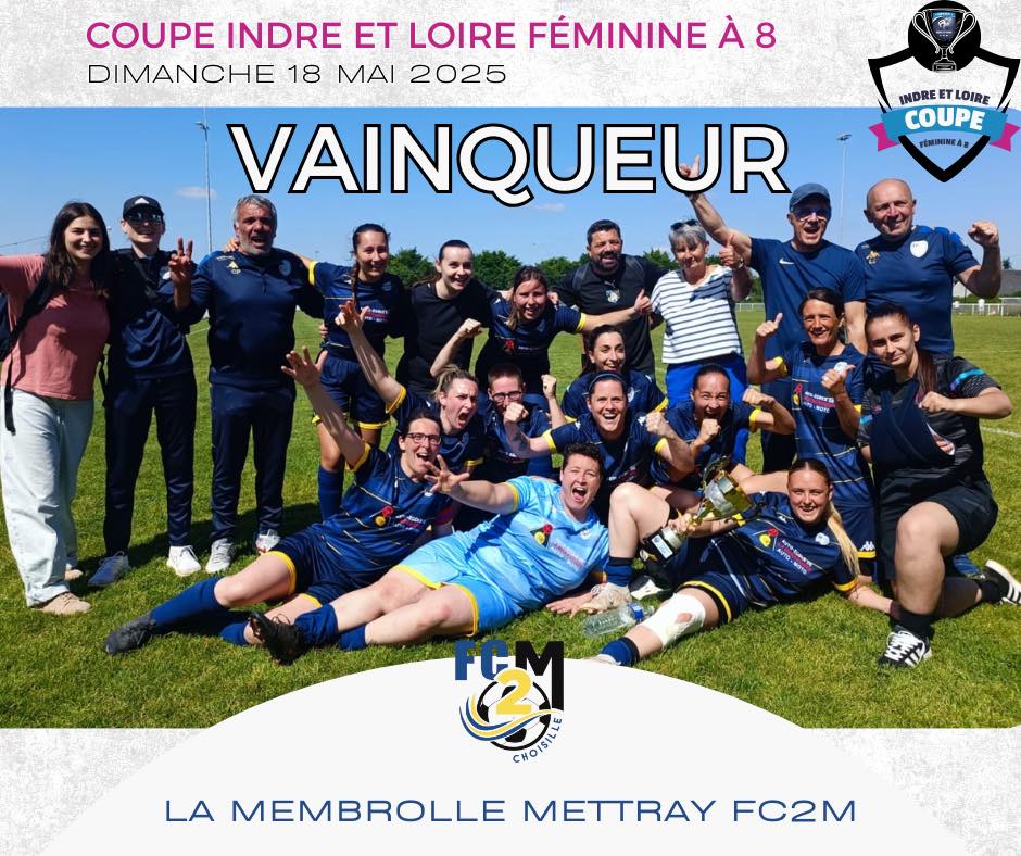 FC2M gagnante de la coupe d’Indre et Loire